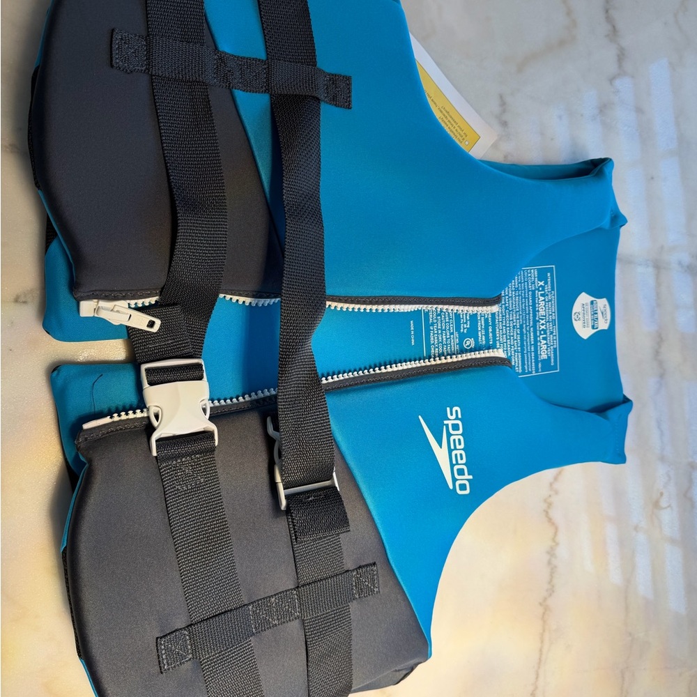 Speedo Aqua Blue Swim Vest